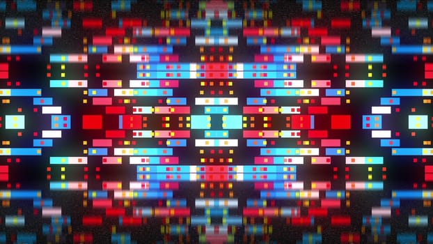 Technology abstract background with squares. Computer generated 3d render