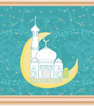 abstract religious background - Ramadan Kareem Vector Design