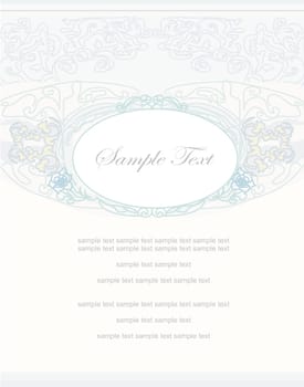 romantic vintage invitation