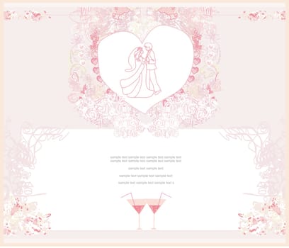 Ballroom wedding dancers - invitation