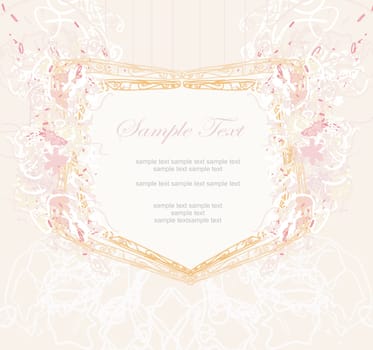 romantic vintage invitation