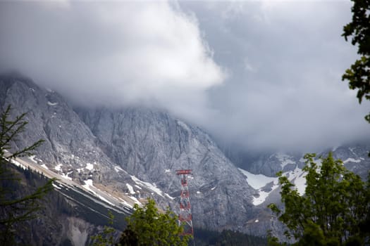 Germany's highest mountain, Zugspitze and its ridge,  Northern Limestone Alps