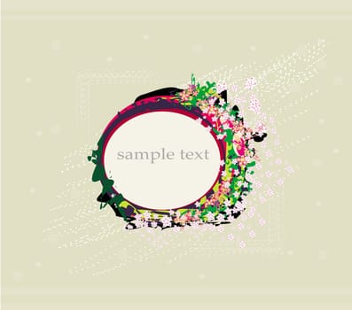 abstract frame with space for your text