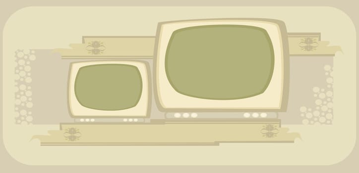 retro tv frame