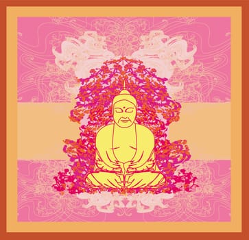 Chinese Traditional Artistic Buddhism Pattern