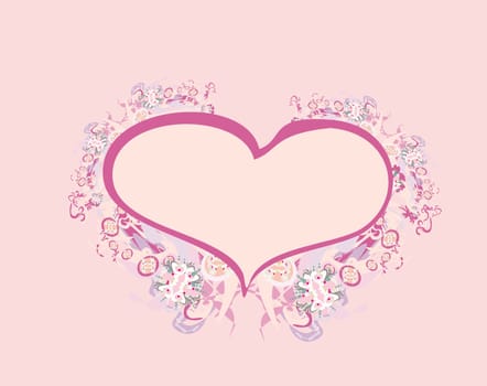 Valentines sweet background with free space for your text