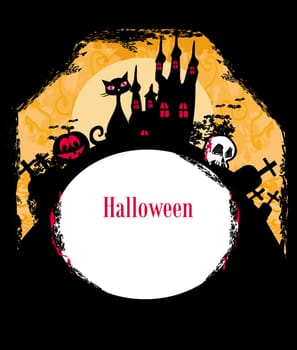 Halloween invitation poster