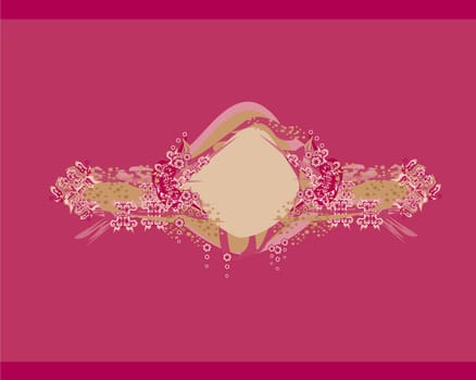 abstract frame with space for your text