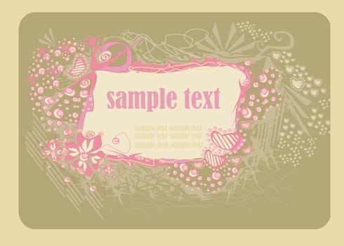 abstract frame with space for your text