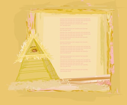Ancient Pyramid Eye Design