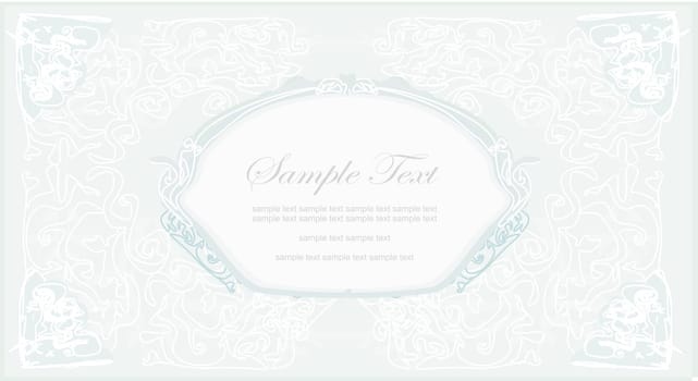 abstract invitation card