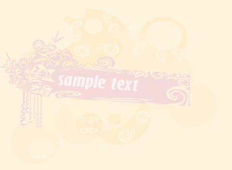 abstract invitation card