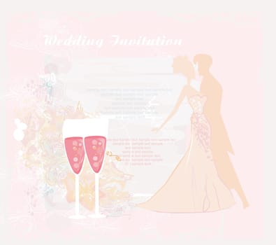 Ballroom dancers - invitation