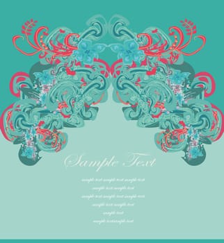 art illustration for decoration card