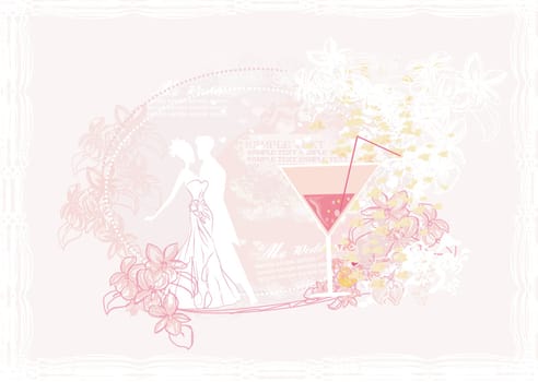 Ballroom dancers - invitation