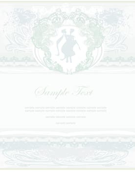 Ballroom dancers - invitation