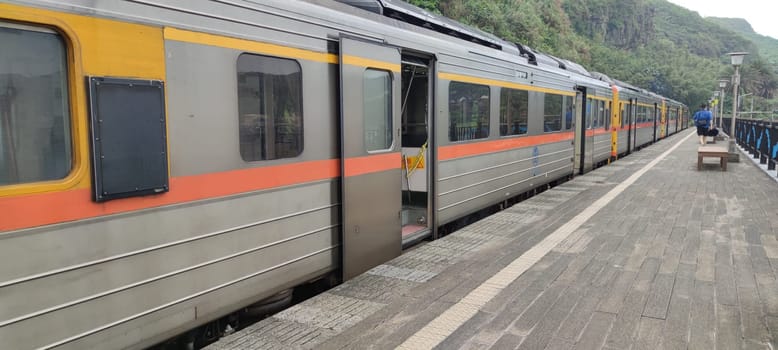 The Nice view of Badouzi Station, Keelung, Taiwan