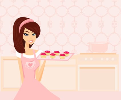 sweet Housewife cooking