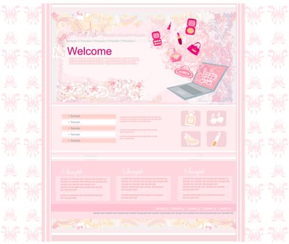 Fashion shopping Website template
