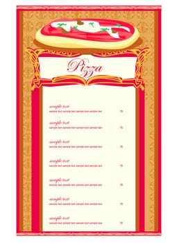 Pizza Menu Template