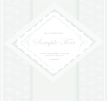 elegant vintage frame card
