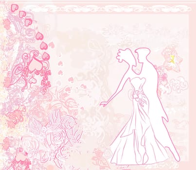 Ballroom dancers - invitation