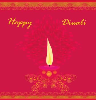 abstract diwali celebration background, vector illustration