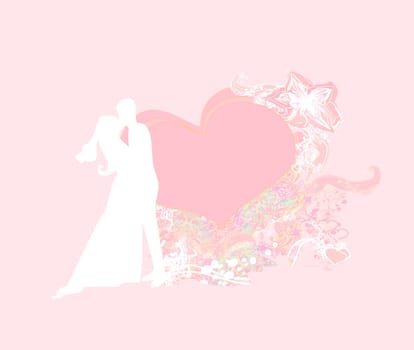 wedding dancing couple background