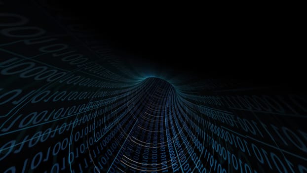 Driving Through Binary Data Tunnel ,Driving Through Binary Data Tunnel