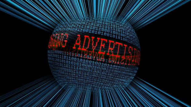 Advertising on the web binary data sphere,Advertising on the web binary data sphere