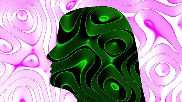 Surreal  Portrait of Woman silhouette,Surreal  Portrait of Woman silhouette