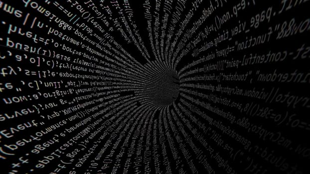 Driving Through Code Data Tunnel ,Driving Through Code Data Tunnel