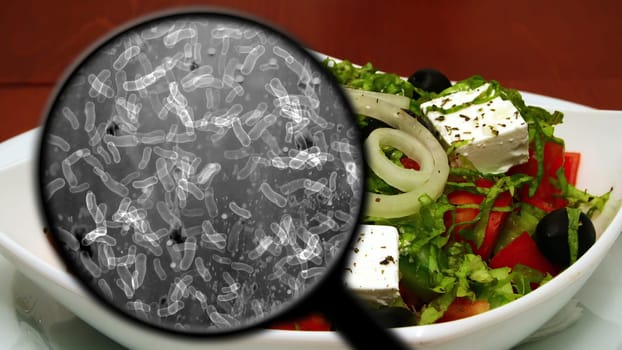 Searching for bacteria in vegetables,Searching for bacteria in vegetables