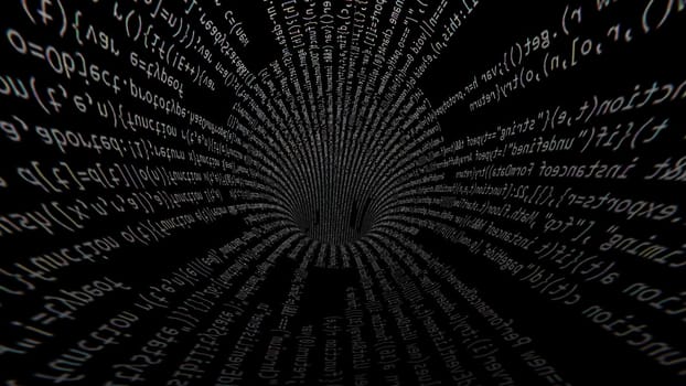 Driving Through Code Data Tunnel ,Driving Through Code Data Tunnel