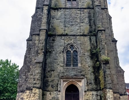 Chichester Cathedral (Cathedral Church of the Holy Trinity) free-standing medieval bell tower known as campanile in Chichester, West Sussex, United Kingdom