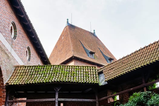 Castle of the Teutonic Order in Malbork - the largest castle in the world by land area in Malbork, Pomerania, Poland