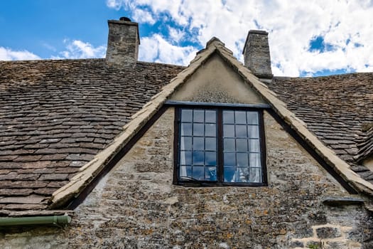 Vintage architecture of Cotswolds area - Bibury, Gloucestershire, United Kingdom