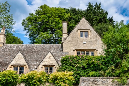 Vintage architecture of Cotswolds area - Bibury, Gloucestershire, United Kingdom