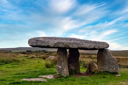 Lanyon Quoit - dolmen in Cornwall, England, United Kingdom