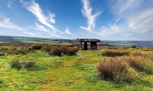 Lanyon Quoit - dolmen in Cornwall, England, United Kingdom