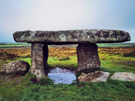 Lanyon Quoit - dolmen in Cornwall, England, United Kingdom