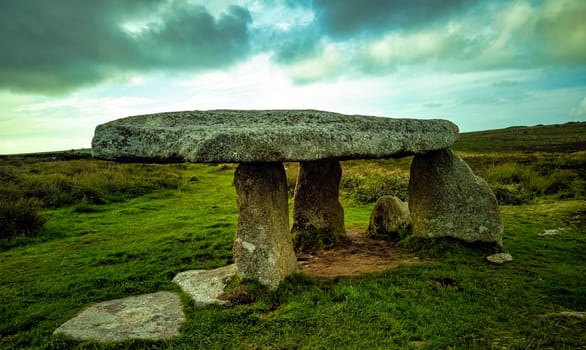 Lanyon Quoit - dolmen in Cornwall, England, United Kingdom