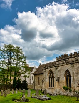 Anglican Church of St Mary at Bibury, Gloucestershire, United Kingdom