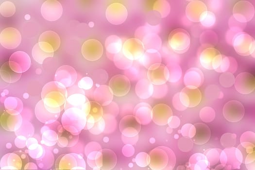 Abstract fresh vivid spring summer light delicate pastel pink yellow bokeh background texture with bright soft color cherry blossoms and flowers. Card concept. Beautiful backdrop illustration.