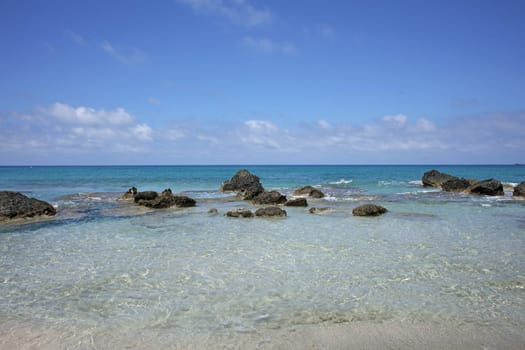 Falassarna beach blue lagoon crete island summer 2020 covid-19 holidays modern high quality prints