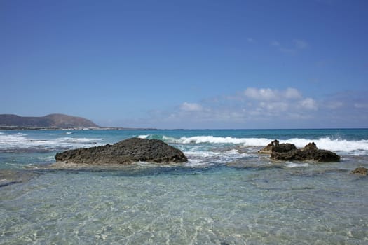 Falassarna beach blue lagoon crete island summer 2020 covid-19 holidays modern high quality prints