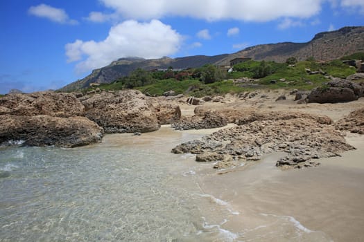 Falassarna beach blue lagoon crete island summer 2020 covid-19 holidays modern high quality prints