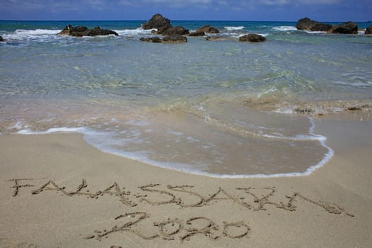 Falassarna beach blue lagoon crete island summer 2020 covid-19 holidays modern high quality prints