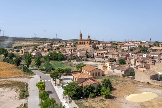 Fuendetodos is a Spanish population of the province of Zaragoza Spain famous because in one of his houses born Spanish painter Francisco de Goya, front panoramic overview
