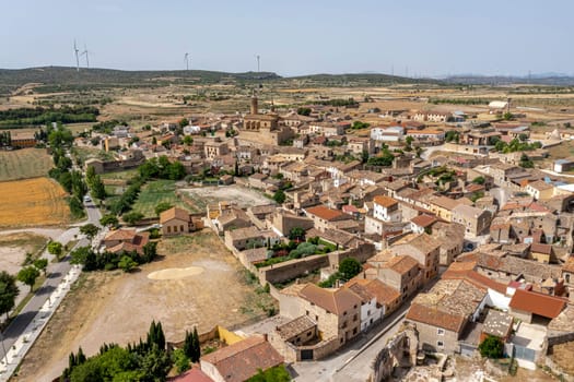 Fuendetodos is a Spanish population of the province of Zaragoza Spain famous because in one of his houses born Spanish painter Francisco de Goya , side panoramic overview